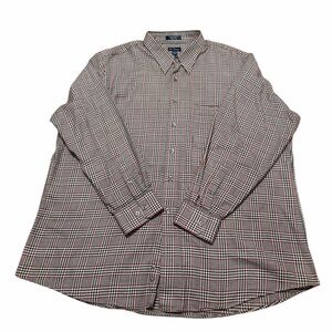 Paul Fredrick Mens XXL Plaid Long‑Sleeve Button‑Up “finest 100% Cotton Sport”